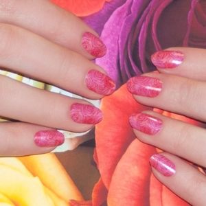 INCOCO nail wraps smell the roses shimmer retired